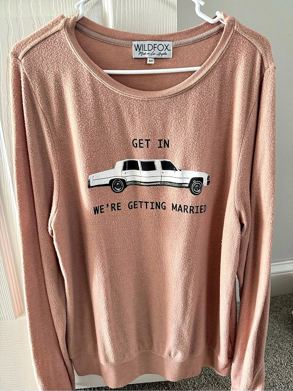 Wildfox “Get In We're Getting Married” Jumper